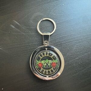 Metal Guns N' Roses Keychain